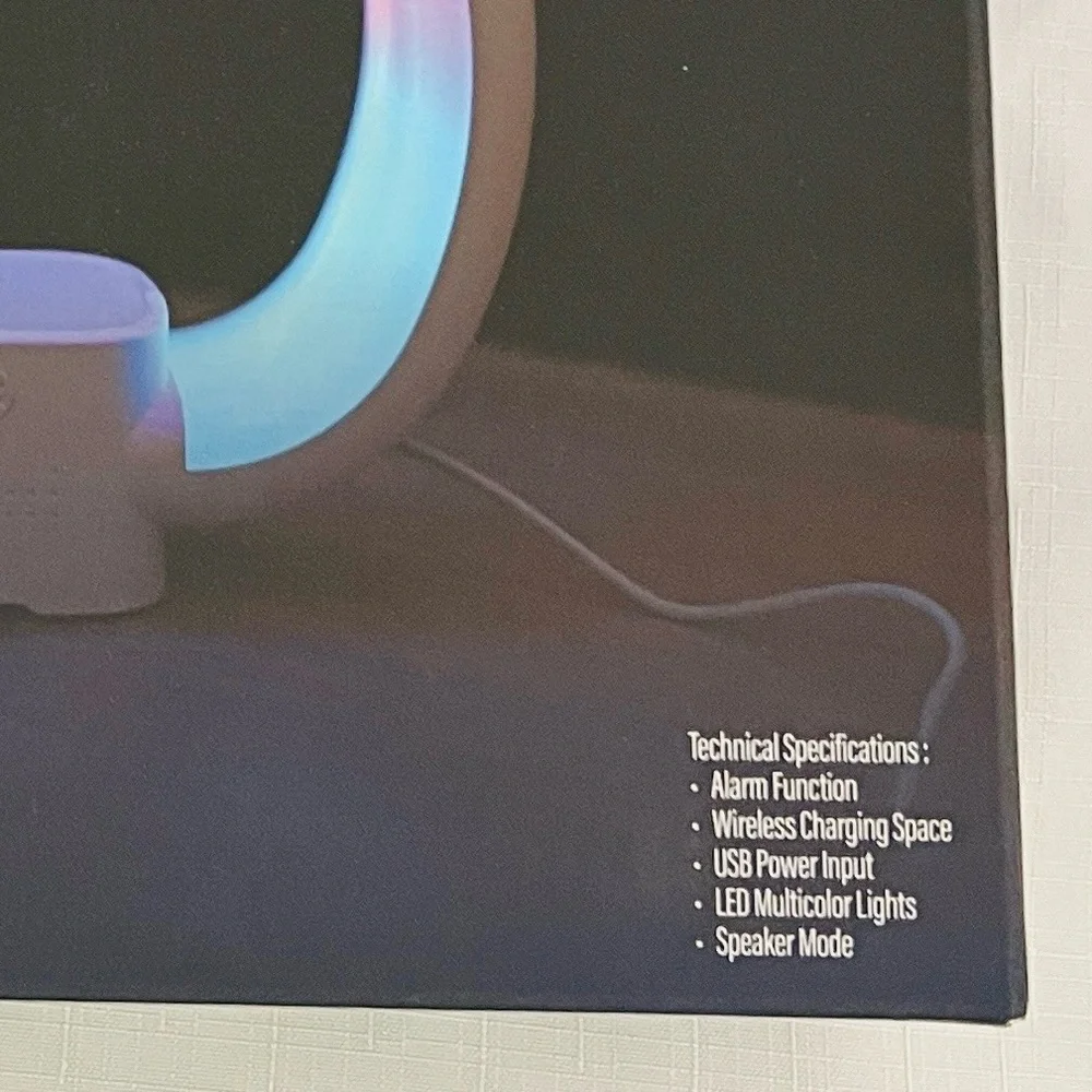 NIB~Bell + Howell / Speaker~Charging Lamp